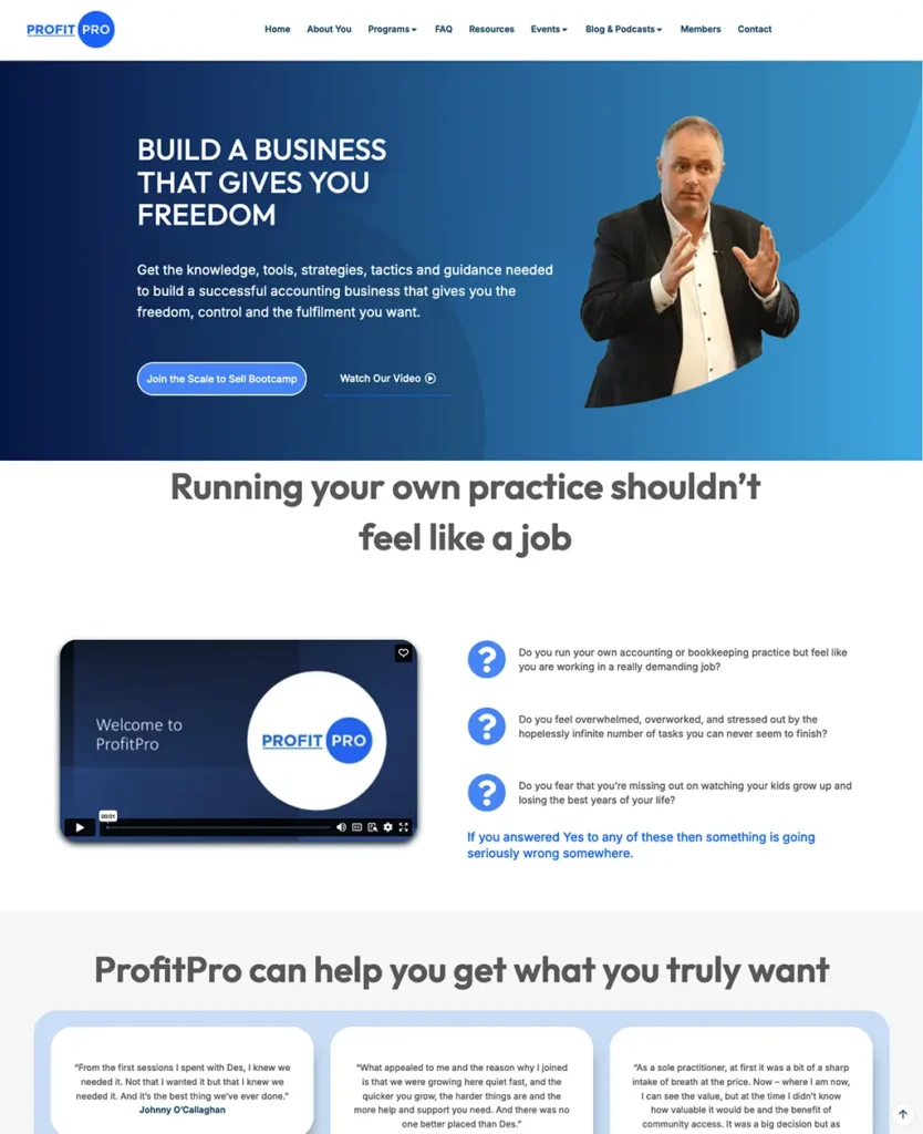 Wexford Design Accounting Website